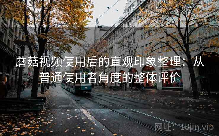 蘑菇视频使用后的直观印象整理：从普通使用者角度的整体评价