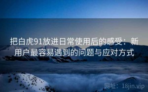 把白虎91放进日常使用后的感受：新用户最容易遇到的问题与应对方式