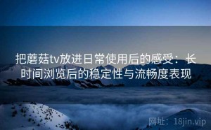 把蘑菇tv放进日常使用后的感受：长时间浏览后的稳定性与流畅度表现