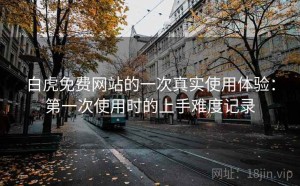白虎免费网站的一次真实使用体验：第一次使用时的上手难度记录