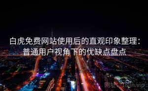 白虎免费网站使用后的直观印象整理：普通用户视角下的优缺点盘点