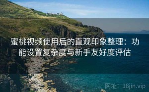 蜜桃视频使用后的直观印象整理：功能设置复杂度与新手友好度评估