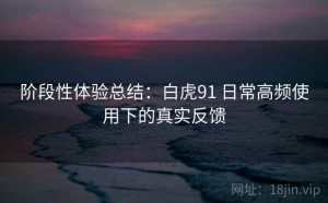 阶段性体验总结：白虎91 日常高频使用下的真实反馈