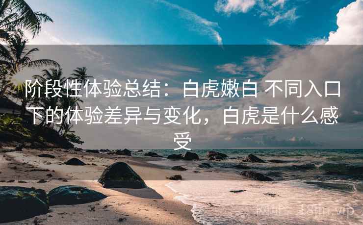 阶段性体验总结:白虎嫩白 不同入口下的体验差异与变化,白虎是什么感受 阶段性体验总结:白虎嫩白 不同入口下的体验差异与变化,白虎是什么感受