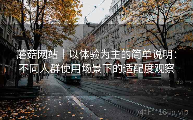 蘑菇网站|以体验为主的简单说明:不同人群使用场景下的适配度观察 蘑菇网站|以体验为主的简单说明:不同人群使用场景下的适配度观察