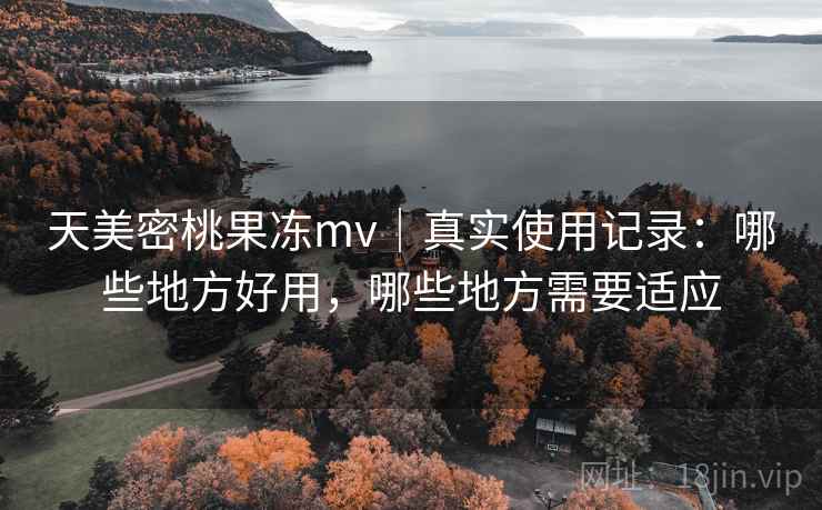 天美密桃果冻mv｜真实使用记录：哪些地方好用，哪些地方需要适应