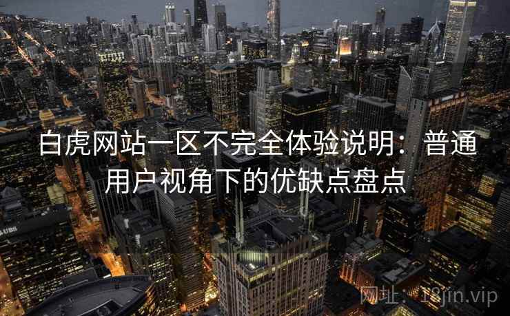 白虎网站一区不完全体验说明：普通用户视角下的优缺点盘点