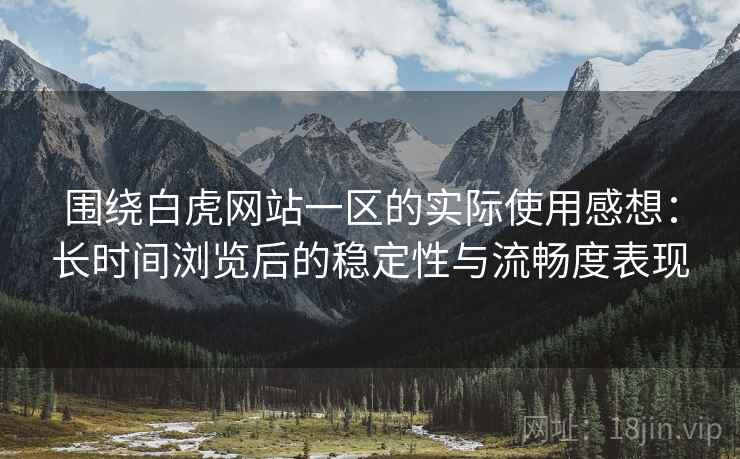 围绕白虎网站一区的实际使用感想：长时间浏览后的稳定性与流畅度表现