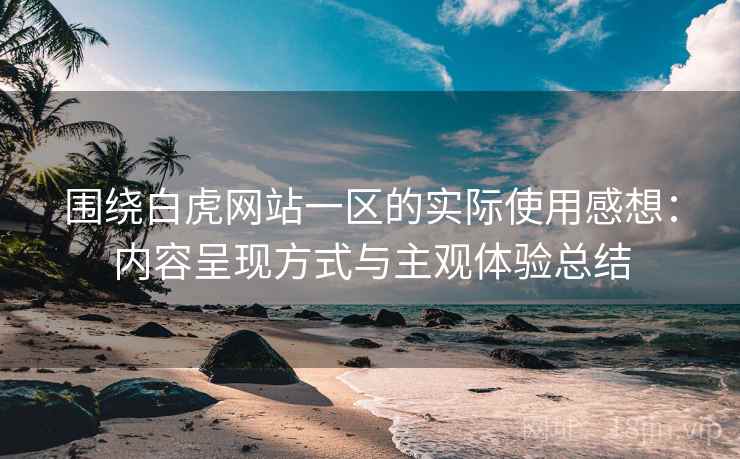 围绕白虎网站一区的实际使用感想：内容呈现方式与主观体验总结