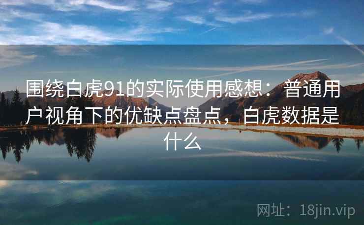 围绕白虎91的实际使用感想：普通用户视角下的优缺点盘点，白虎数据是什么